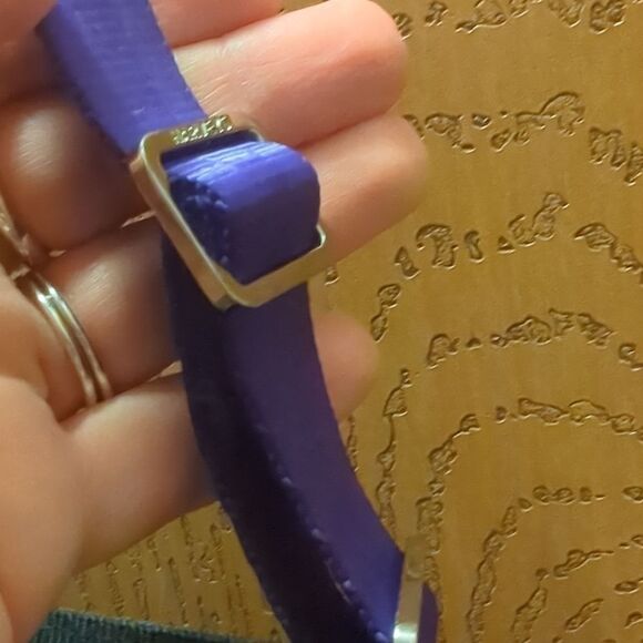 Harveys Halloween Print Crossbody Bag - Black & Orange with Purple Strap - Picture 9 of 9